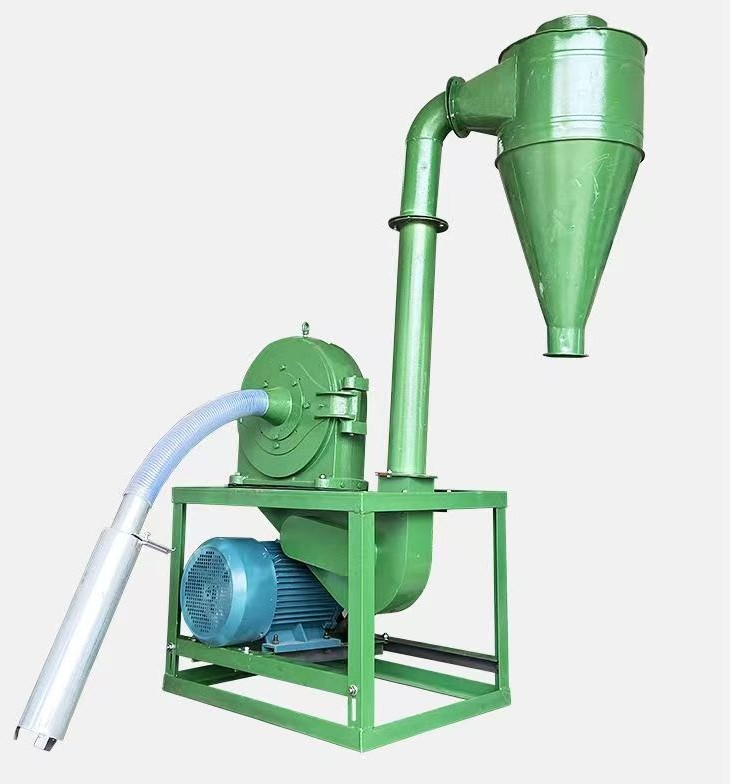 Self suction crusher machine