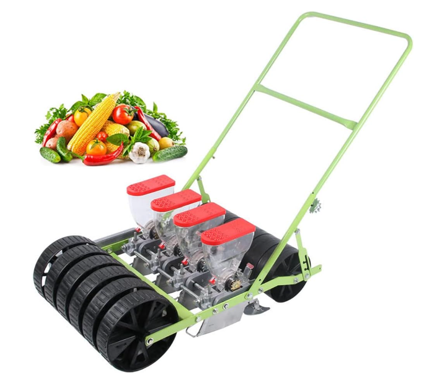 Hand push vegetable planter
