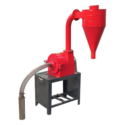 Self suction crusher machine
