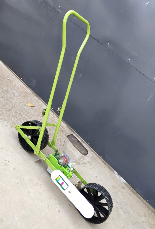 Hand push vegetable planter